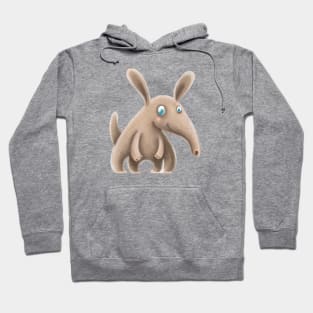 Cute Aardvark Drawing Hoodie